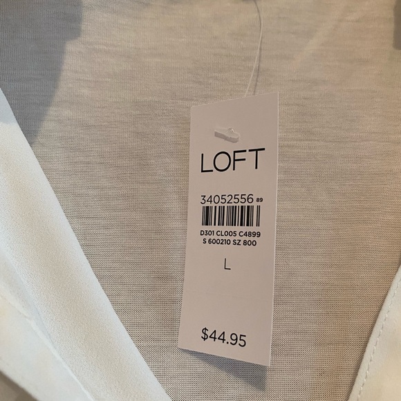 Loft Sleeveless Tank Top - Large - Picture 2 of 2